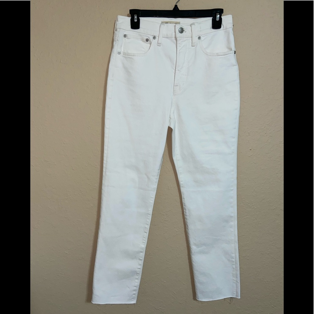 NWOT Madewell white perfect vintage jeans size 27